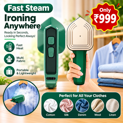 2-in-1 Handheld Steam Iron for Clothes